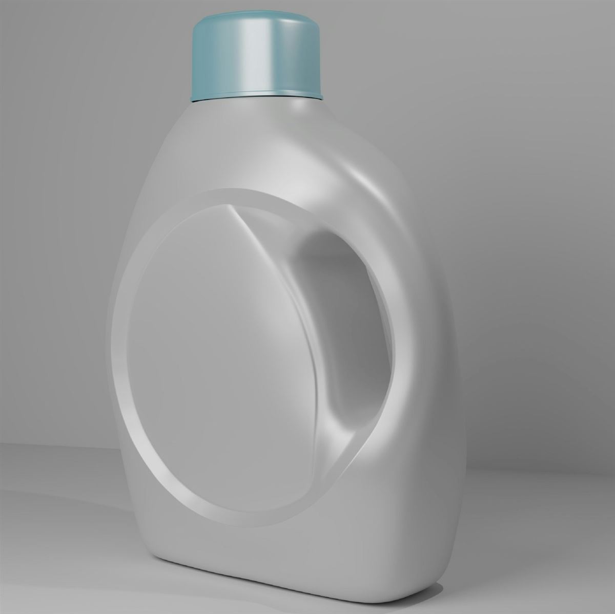 Can nhựa HDPE màu trắng có quai cầm